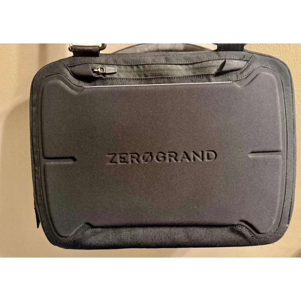 Cole Haan ZERØGRAND Attache Case Black Laptop Briefcase Work Business Bag